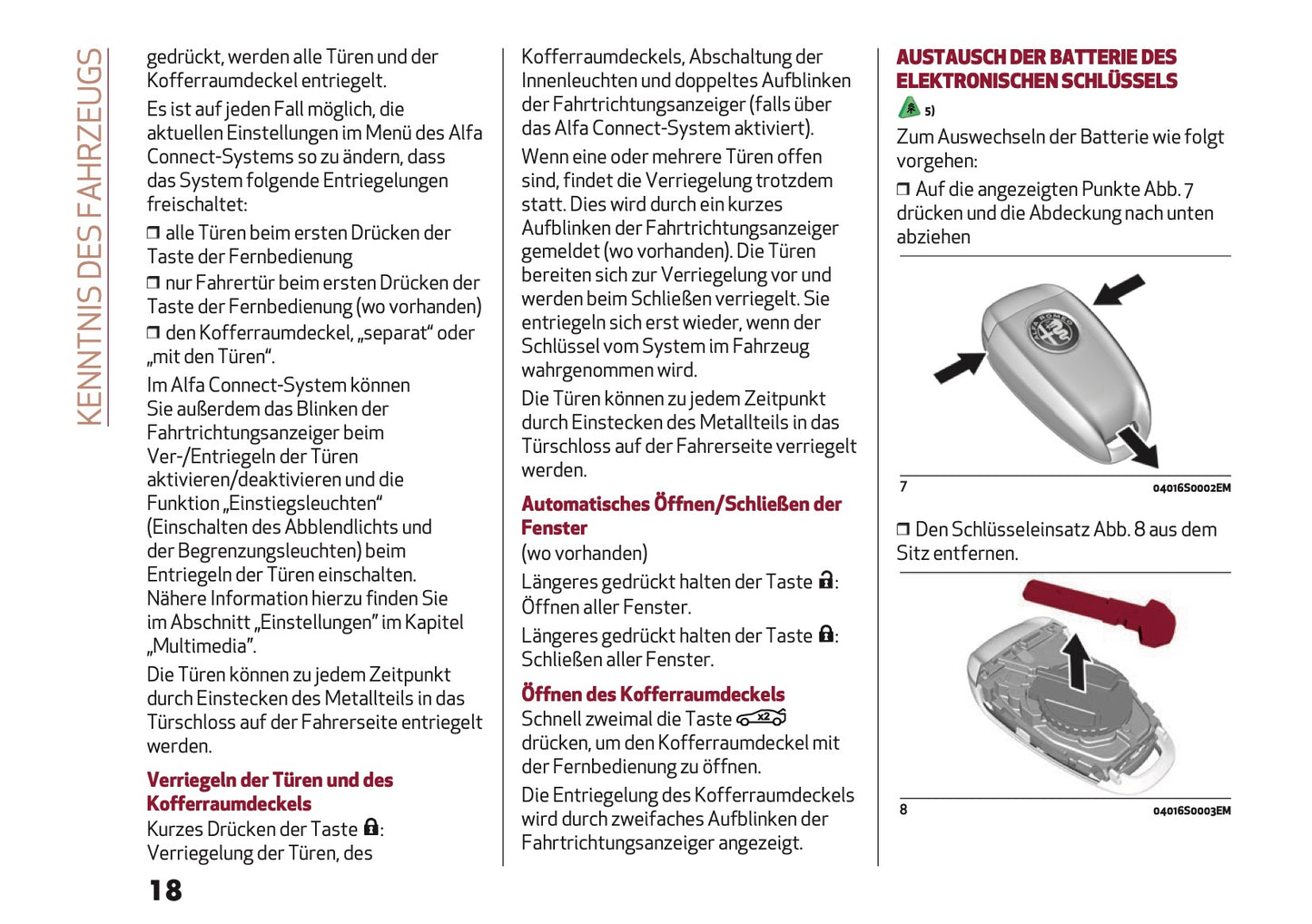 2024-2025 Alfa Romeo Tonale Bedienungsanleitung | Deutsch