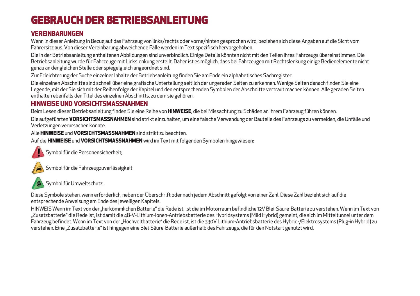 2024-2025 Alfa Romeo Tonale Bedienungsanleitung | Deutsch