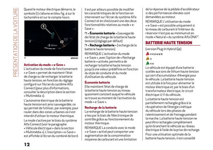 2024-2025 Alfa Romeo Tonale Owner's Manual | French