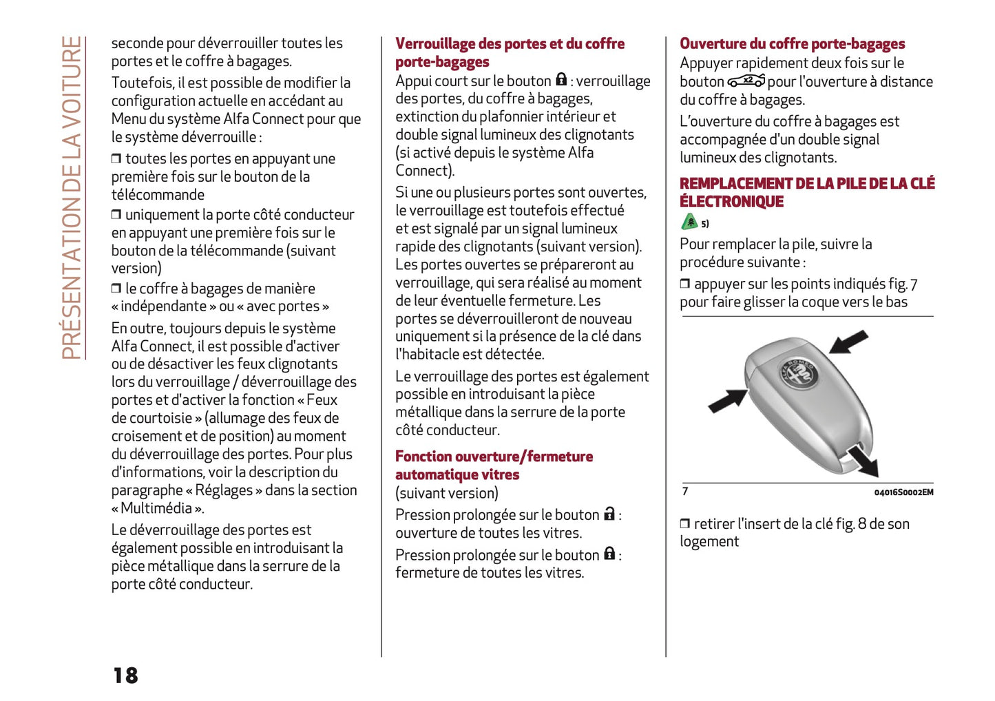 2024-2025 Alfa Romeo Tonale Owner's Manual | French