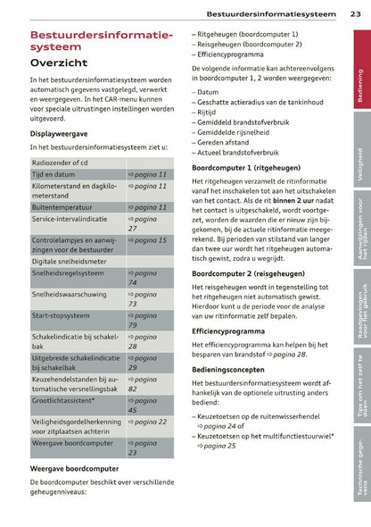 2012 Audi A1 Owner's Manual | Dutch