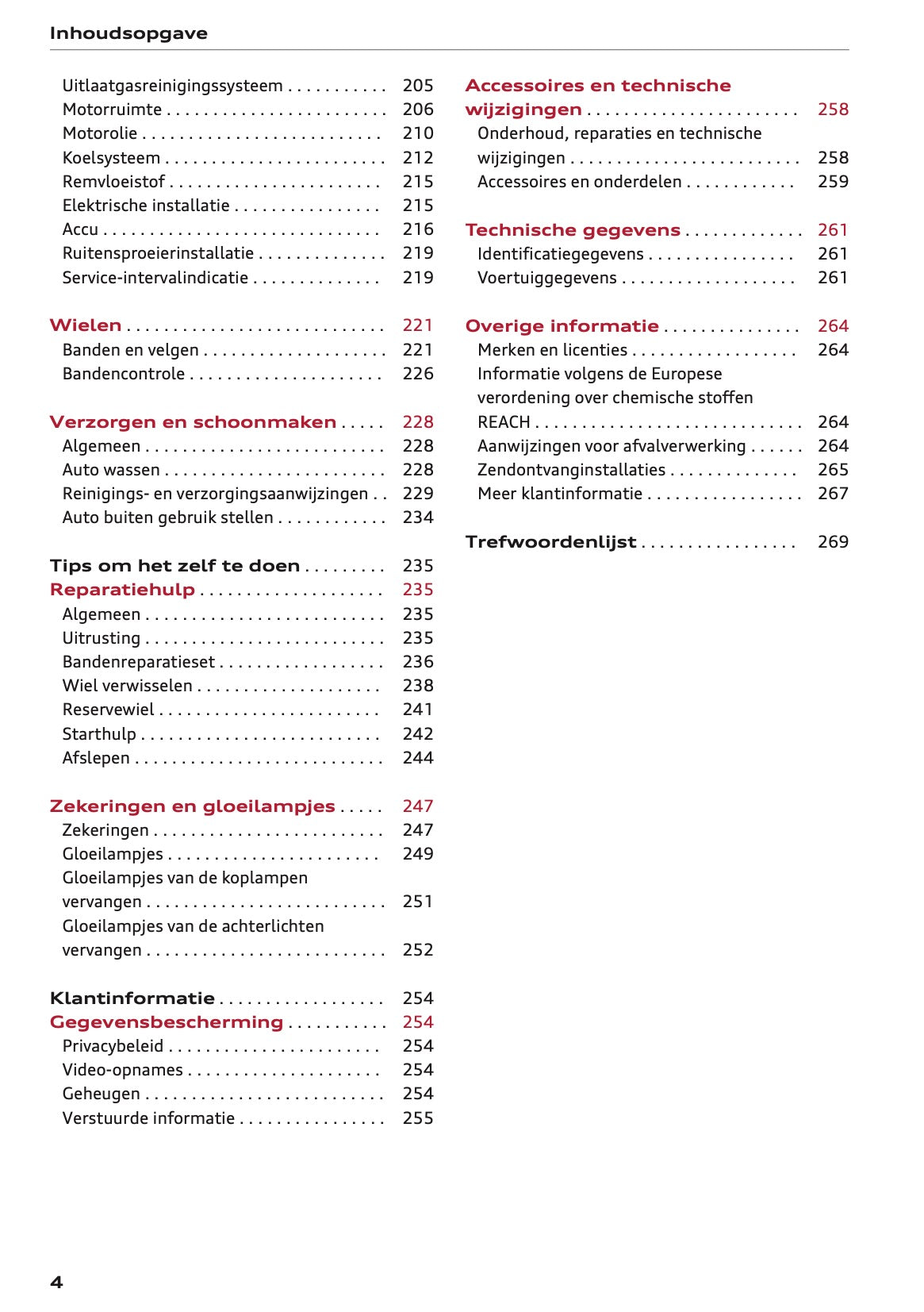 2022-2023 Audi A1 Owner's Manual | Dutch