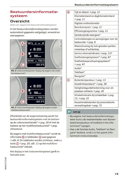 2017-2018 Audi A1/S1 Owner's Manual | Dutch