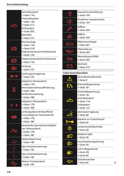 2025-2026 Audi A3 Owner's Manual | German