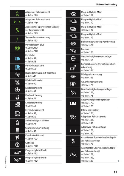 2025-2026 Audi A3 Owner's Manual | German