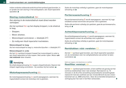 2007-2008 Audi A3 Owner's Manual | Dutch