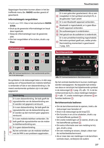 2020-2021 Audi A3 Owner's Manual | Dutch