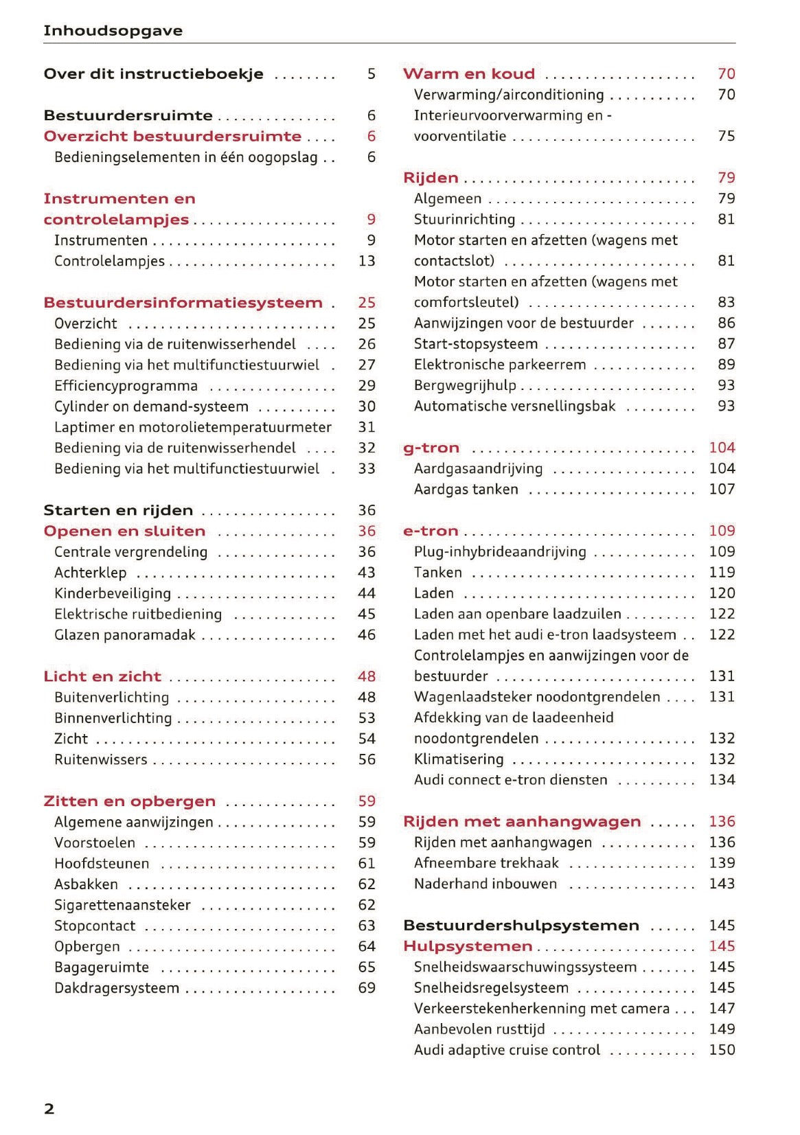 2016 Audi A3/S3 Owner's Manual | Dutch