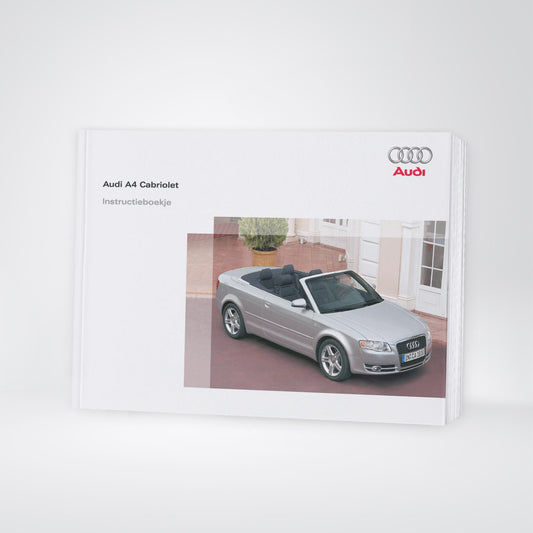 2007-2008 Audi A4 Cabriolet Owner's Manual | Dutch
