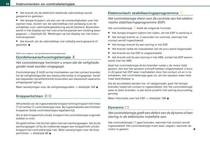 2007-2008 Audi A4 Cabriolet Owner's Manual | Dutch