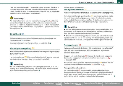 2007-2008 Audi A4 Cabriolet Owner's Manual | Dutch