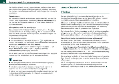 2007-2008 Audi A4 Cabriolet Owner's Manual | Dutch