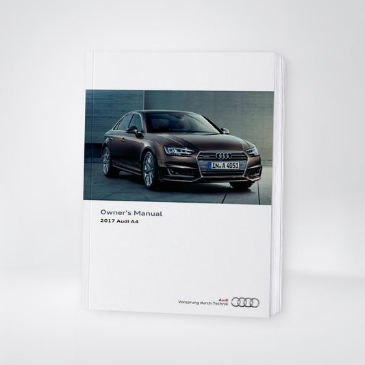 2017 Audi A4 Owner's Manual | English US