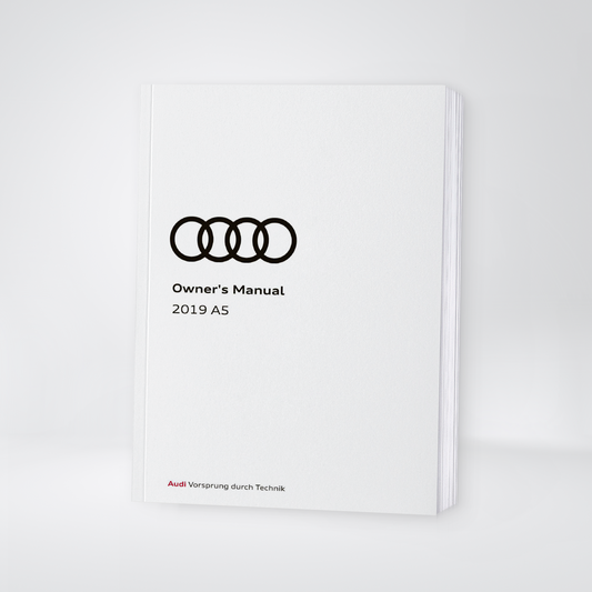 2019 Audi A5/S5 Bedienungsanleitung | Englisch