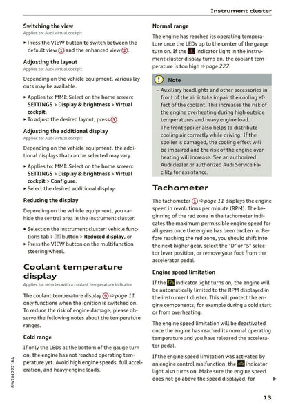 2020 Audi A5 Owner's Manual | English US