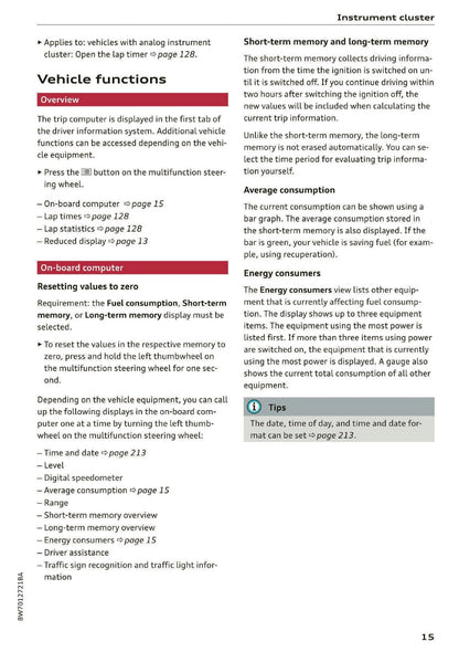 2020 Audi A5 Owner's Manual | English US