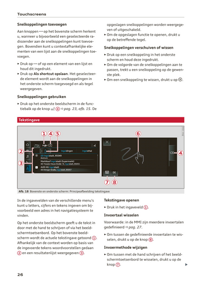 2019 Audi A6/A6 Avant Owner's Manual | Dutch