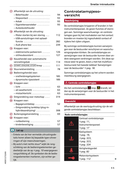 2022-2023 Audi A6 Owner's Manual | Dutch