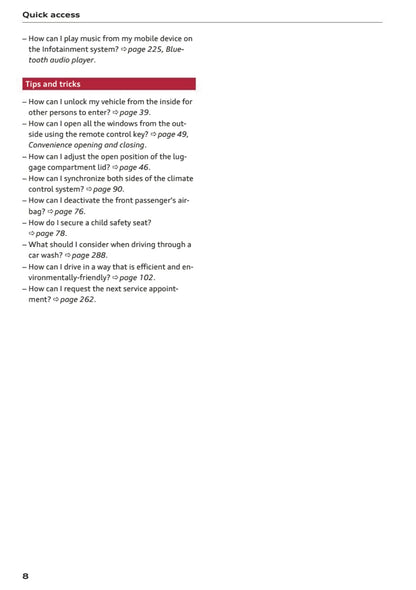 2024 Audi A7 Owner's Manual | English US