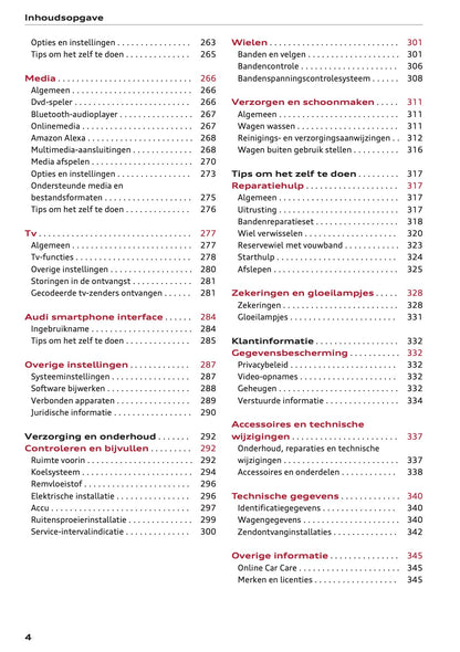 2021-2022 Audi e-tron Owner's Manual | Dutch