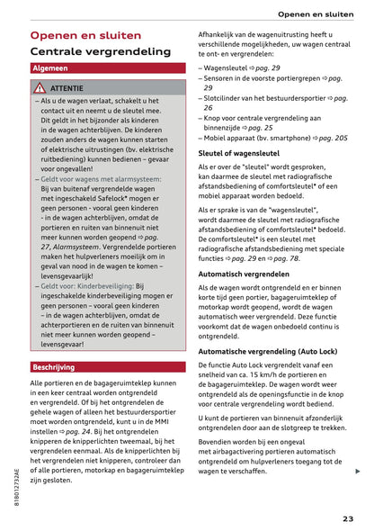 2022 Audi Q2 Owner's Manual | Dutch