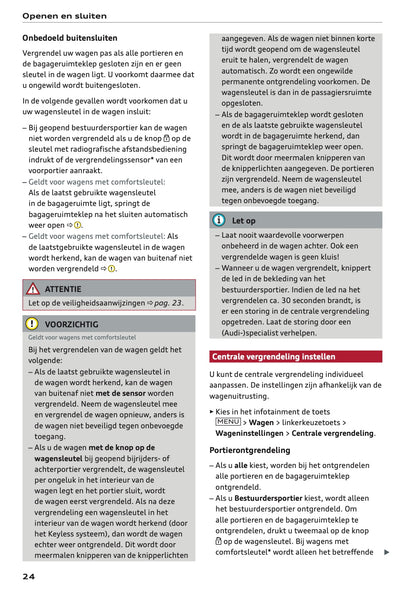 2022 Audi Q2 Owner's Manual | Dutch