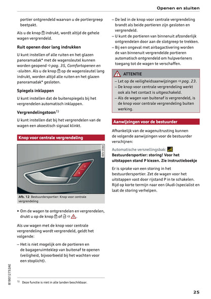 2022 Audi Q2 Owner's Manual | Dutch