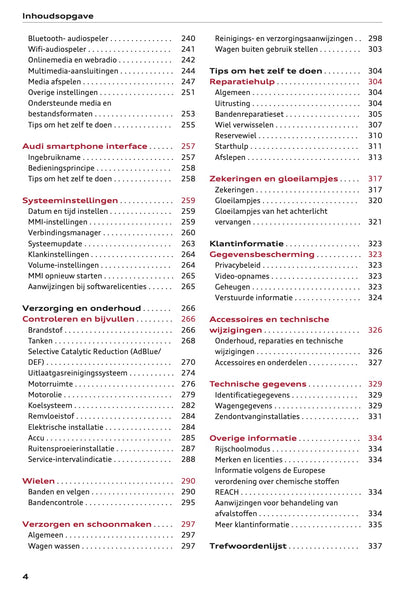 2022 Audi Q2 Owner's Manual | Dutch