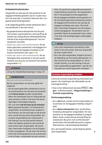 2023-2024 Audi Q2 Owner's Manual | Dutch