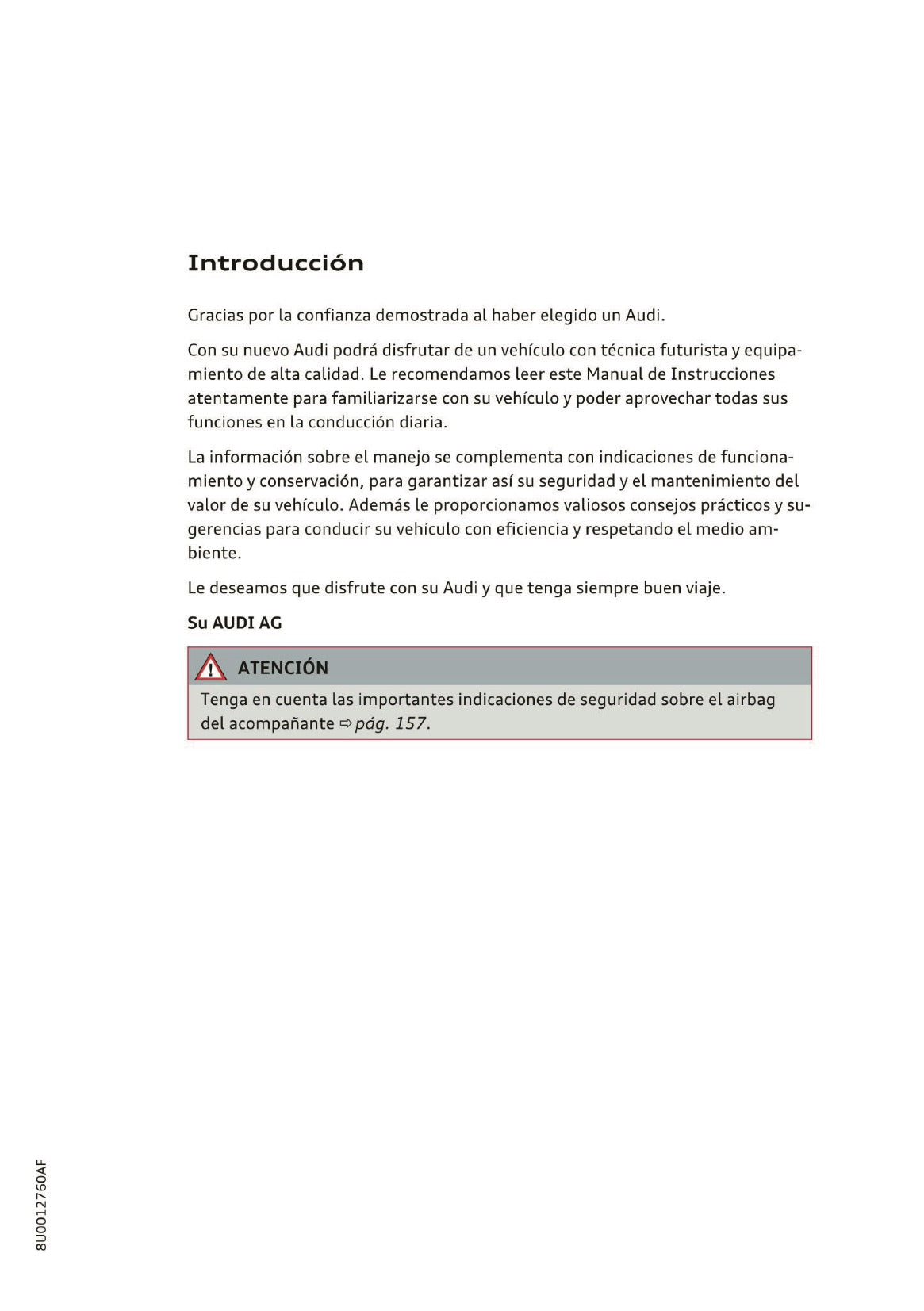 2017-2018 Audi Q3 Owner's Manual | Spanish