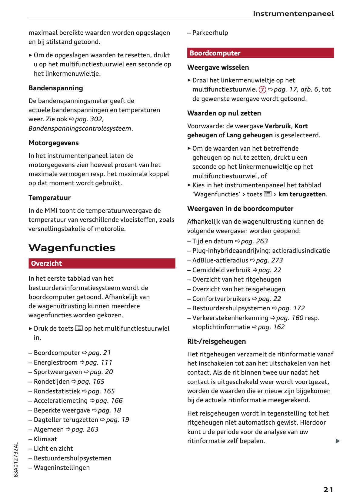 2022 Audi Q3 Owner's Manual | Dutch