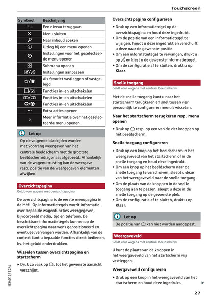 2022 Audi Q3 Owner's Manual | Dutch