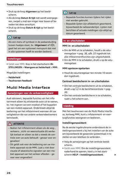 2023-2024 Audi Q3 Owner's Manual | Dutch