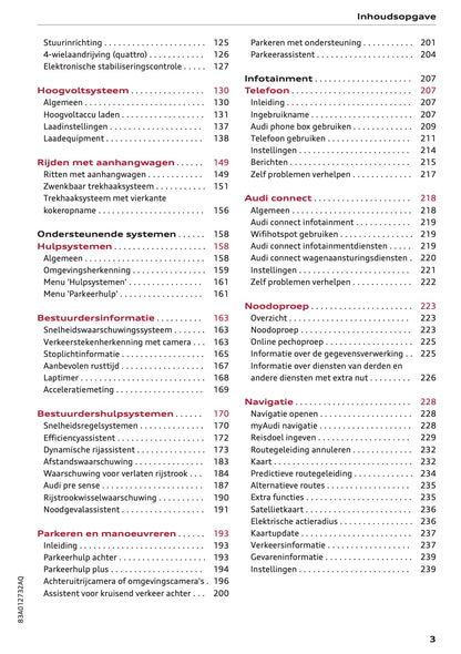 2023-2024 Audi Q3 Owner's Manual | Dutch