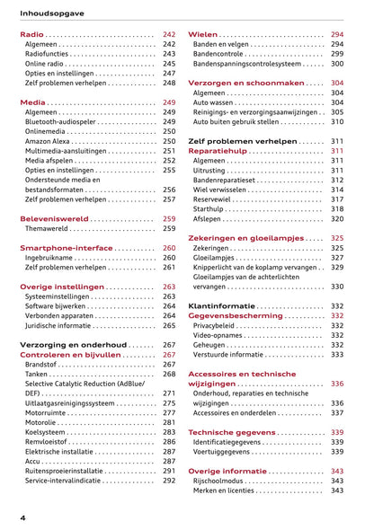 2023-2024 Audi Q3 Owner's Manual | Dutch