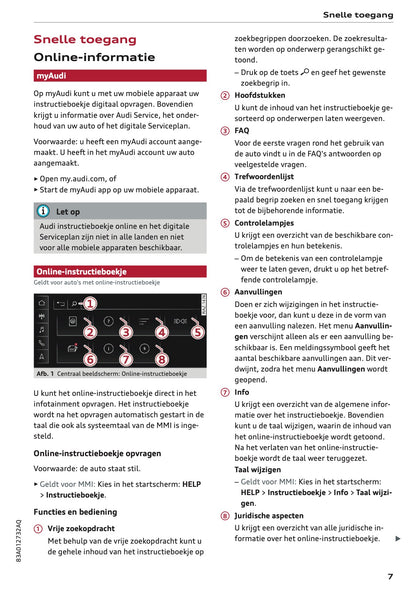 2023-2024 Audi Q3 Owner's Manual | Dutch
