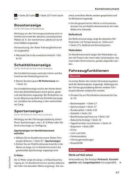 2019-2020 Audi Q3/RS Q3 Bedienungsanleitung | Deutsch