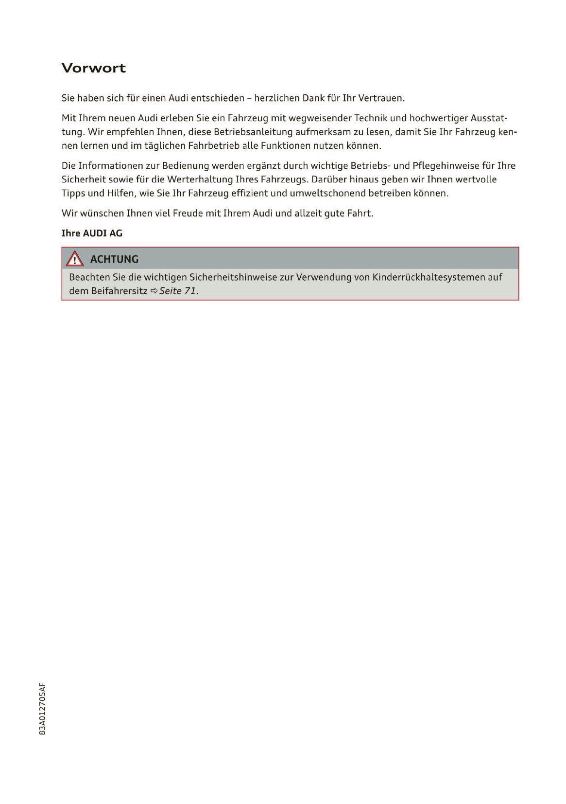 2019-2020 Audi Q3/RS Q3 Bedienungsanleitung | Deutsch