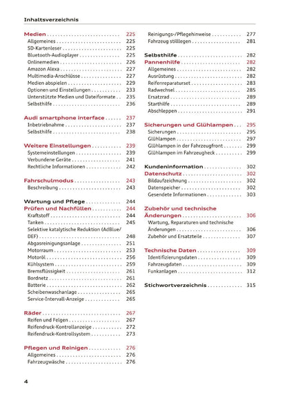 2019-2020 Audi Q3/RS Q3 Bedienungsanleitung | Deutsch