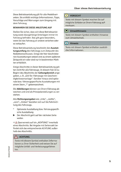 2019-2020 Audi Q3/RS Q3 Bedienungsanleitung | Deutsch