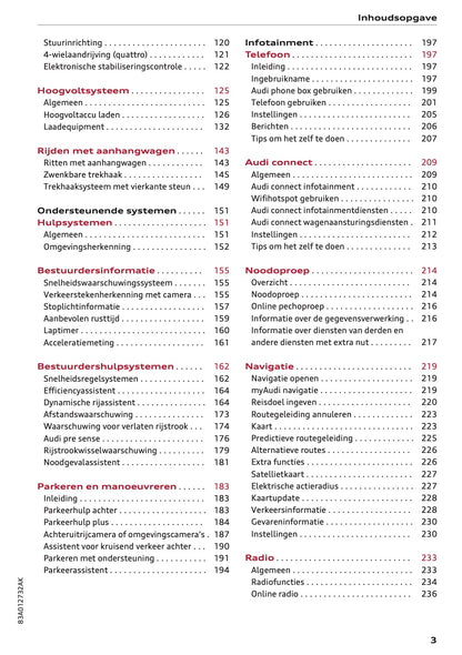 2021-2022 Audi Q3/RS Q3 Owner's Manual | Dutch