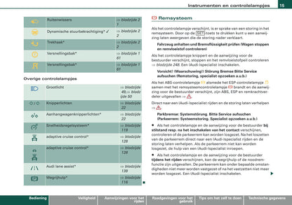 2009 Audi Q5 Owner's Manual | Dutch