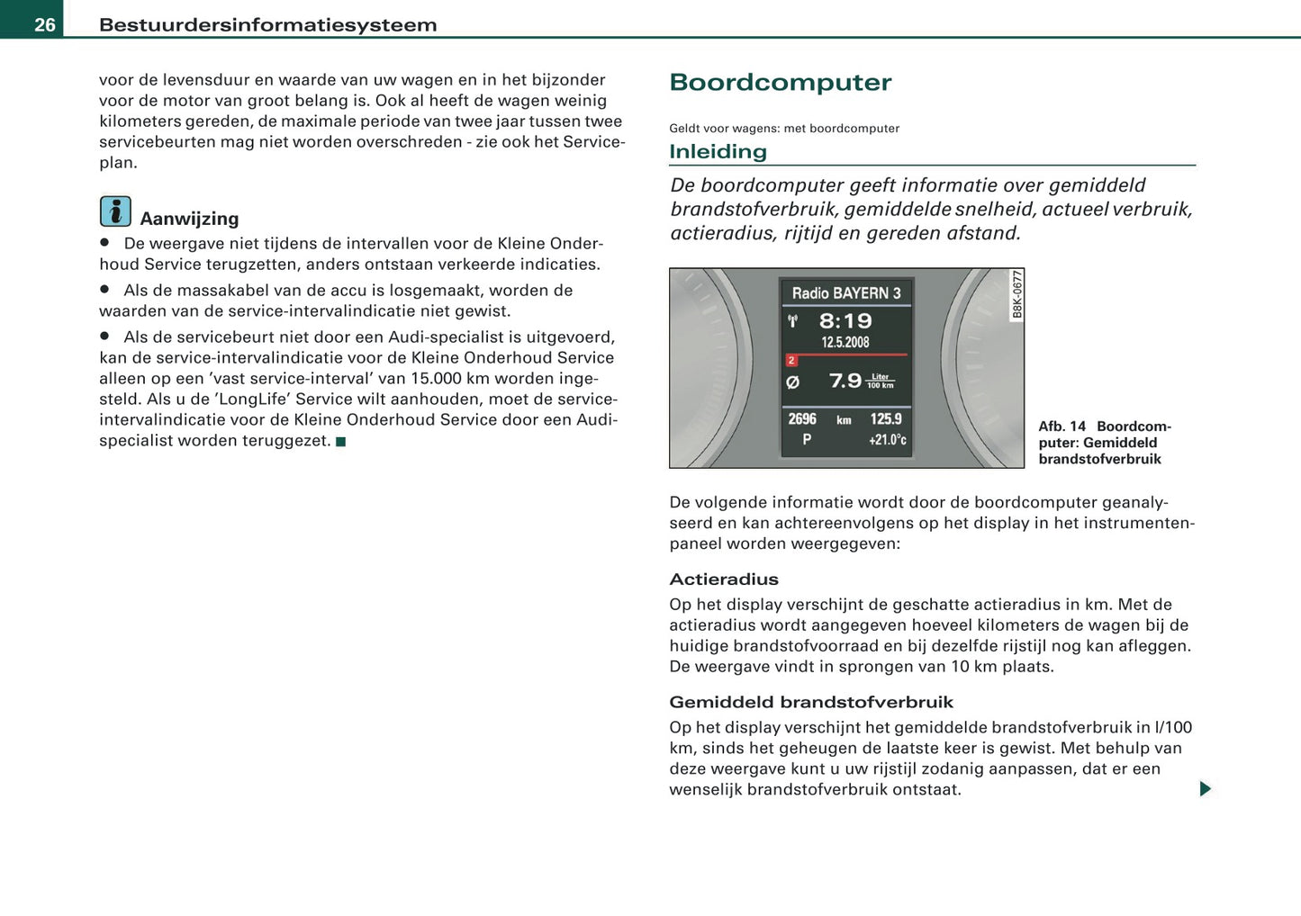 2009 Audi Q5 Owner's Manual | Dutch