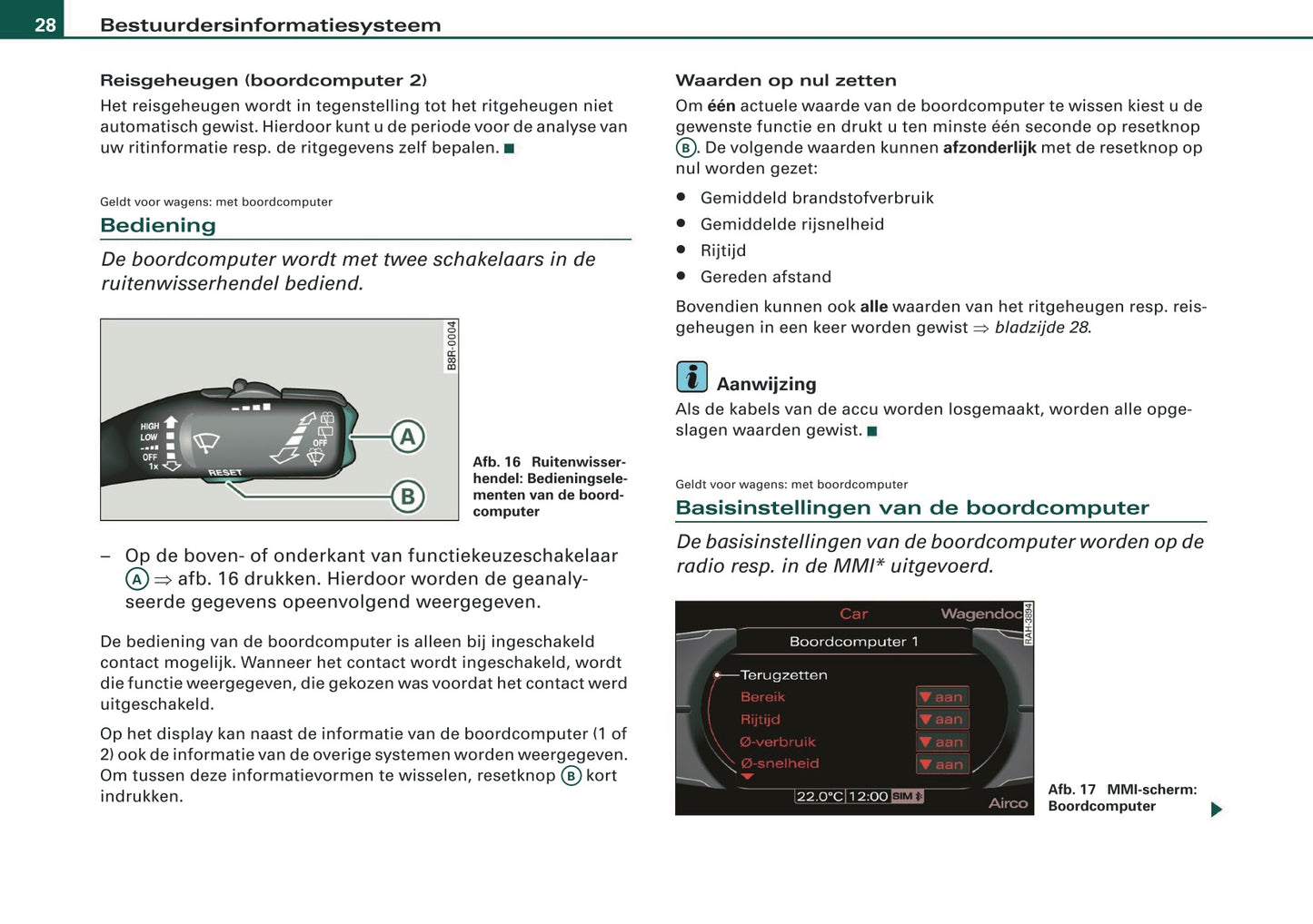 2009 Audi Q5 Owner's Manual | Dutch