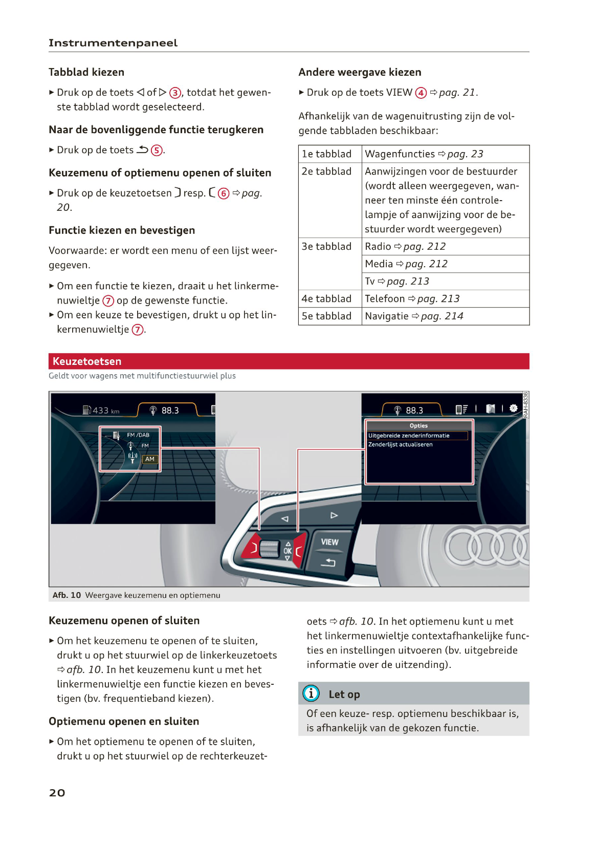 2019-2020 Audi Q5/S Q5 Bedienungsanleitung | Niederländisch