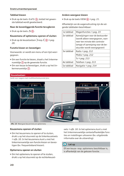 2019-2020 Audi Q5/S Q5 Bedienungsanleitung | Niederländisch