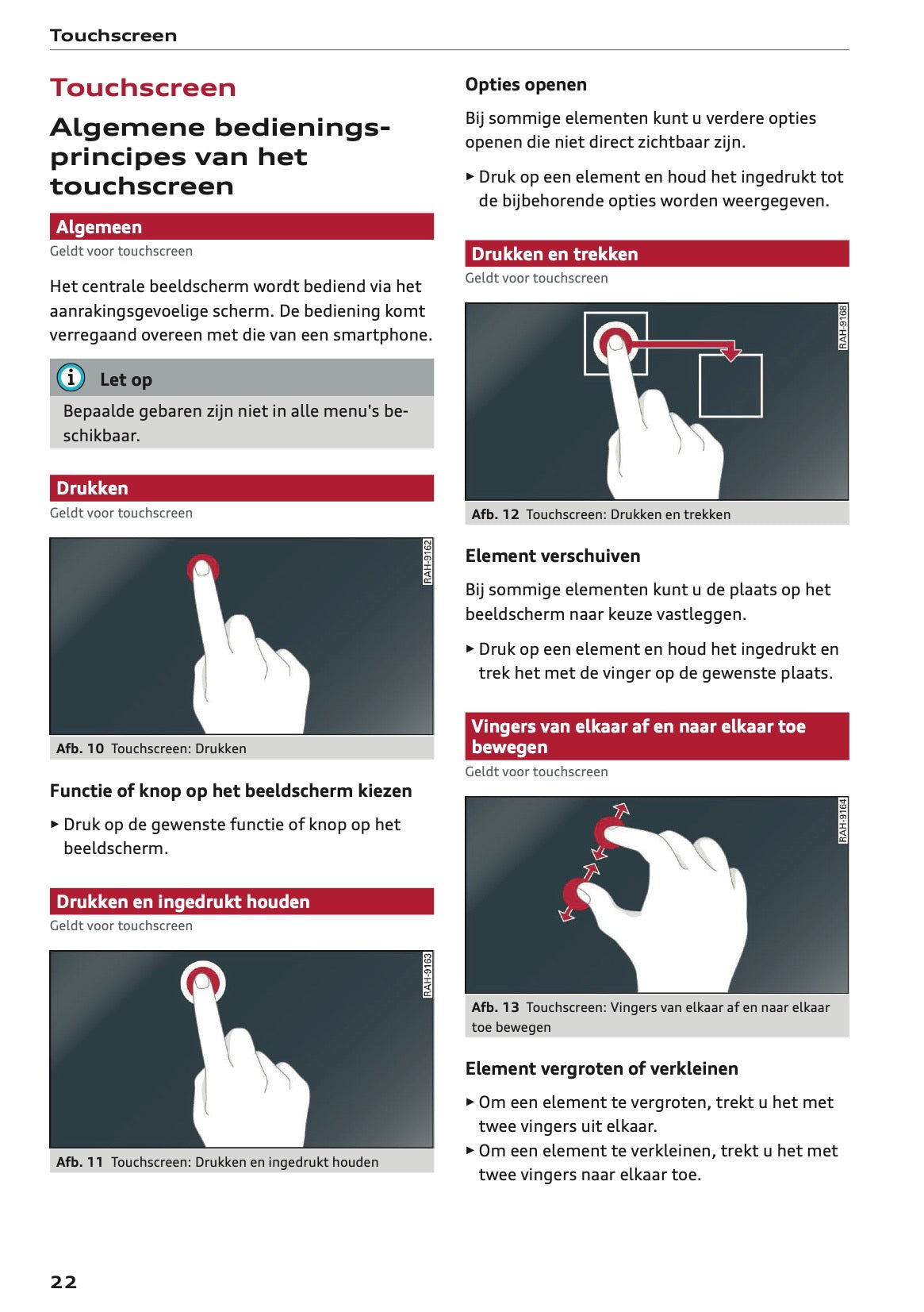 2020-2021 Audi Q5 Owner's Manual | Dutch