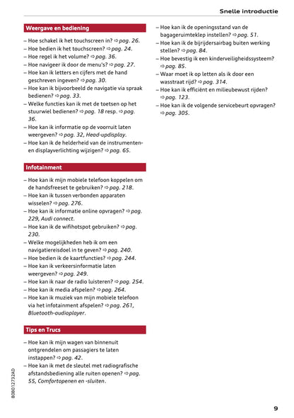 2022 Audi Q5 Owner's Manual | Dutch