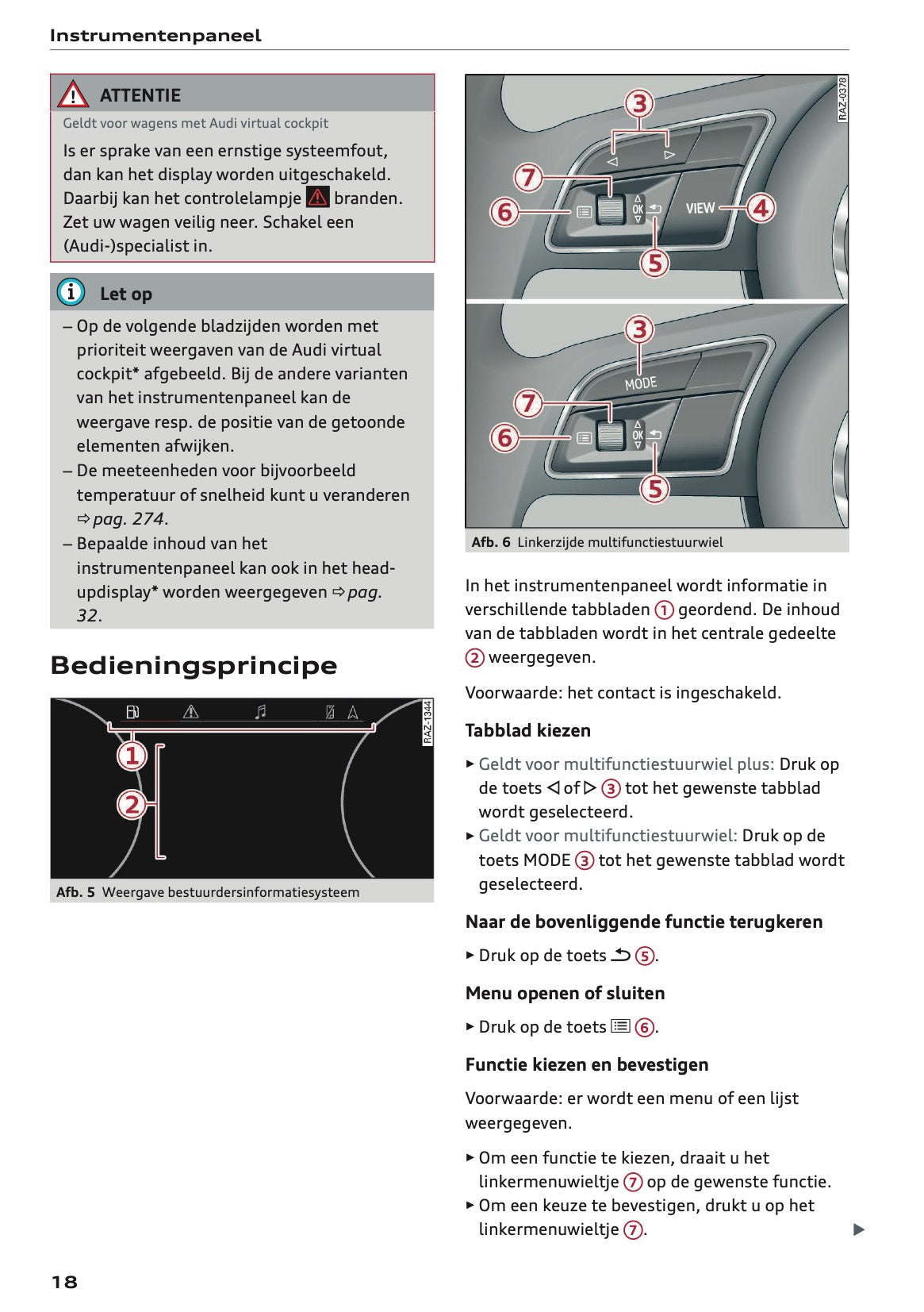 2022 Audi Q5 Owner's Manual | Dutch