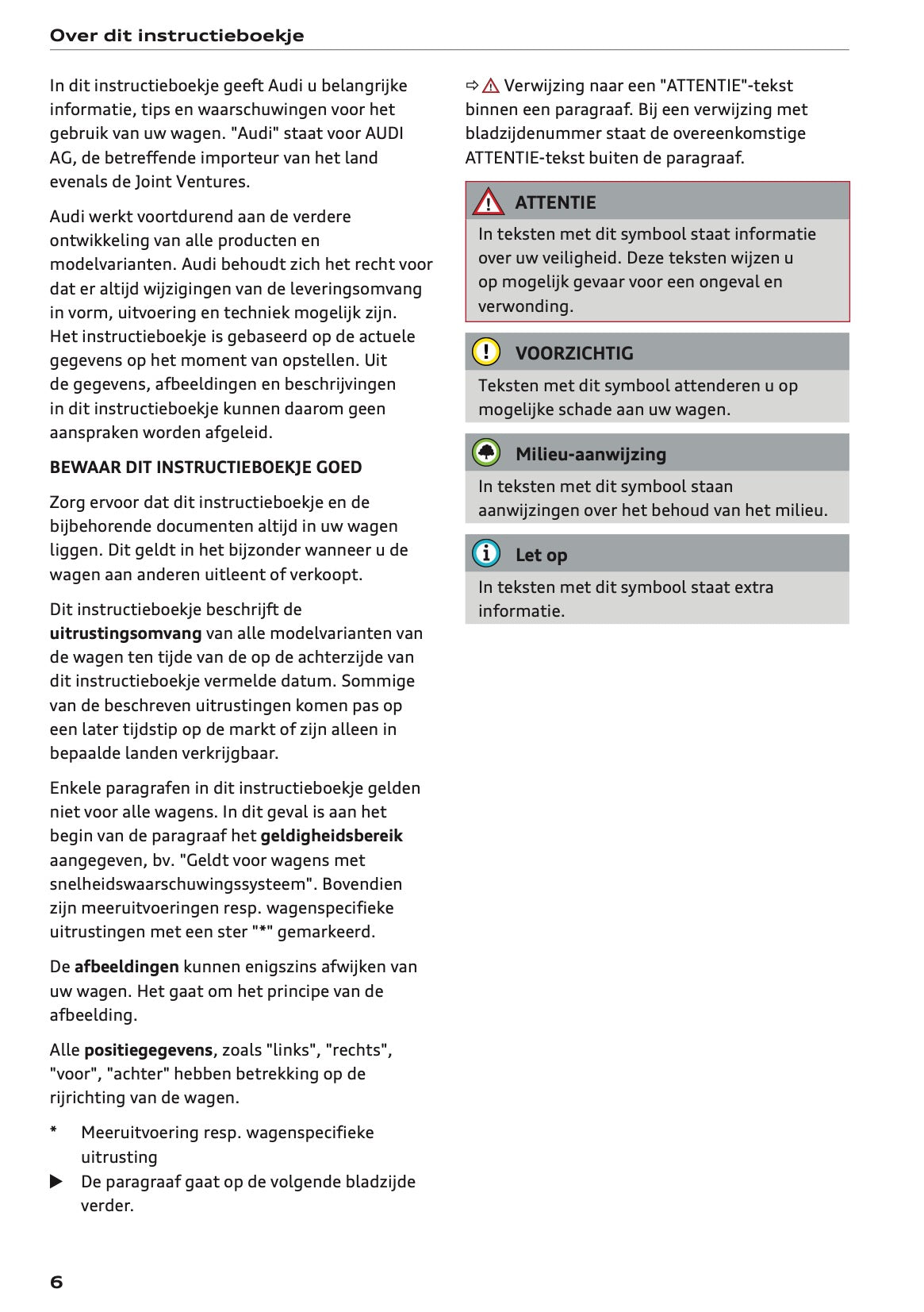 2022 Audi Q5 Owner's Manual | Dutch